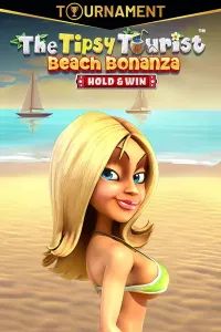 the tipsy tourist beach bonanza slot logo